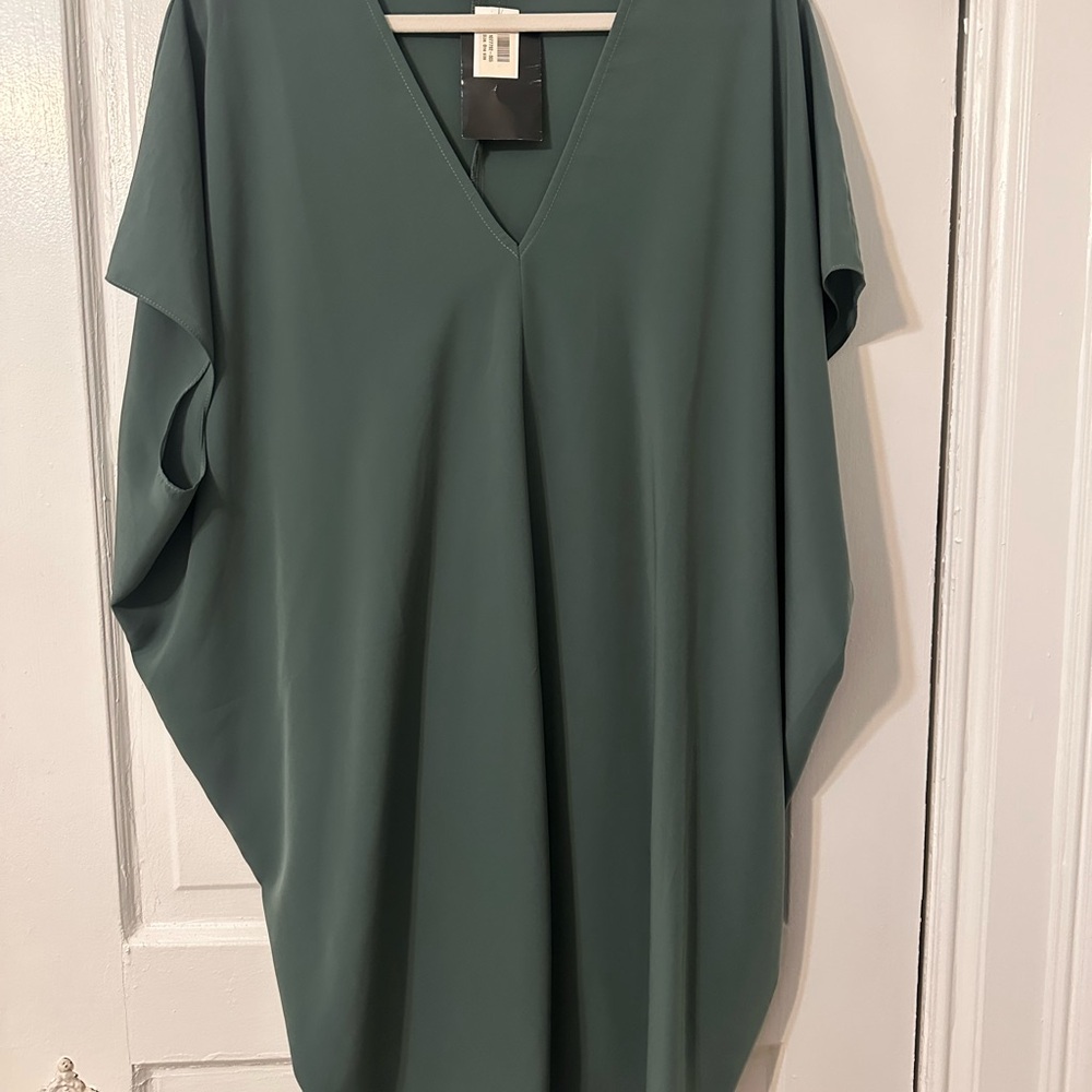 Hatch The Slouch crepe de chine mini maternity dress